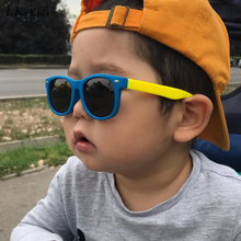 Okulary przeciwsłoneczne LongKeeper TR90 dla dzieci, spolaryzowane, z silikonowymi oprawkami, ochrona UV400, dla chłopców i dziewcząt