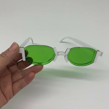 Zielone okulary Saiki Kusuo No Sai-nan - rekwizyt cosplay z anime PSI