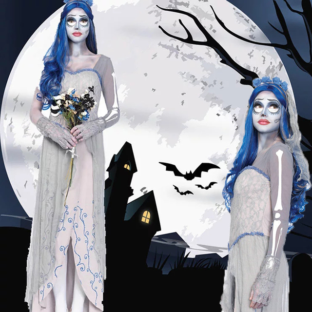 Straszna Sukienka Cosplay diabeł dla Kobiety na Halloween - tanie ubrania i akcesoria