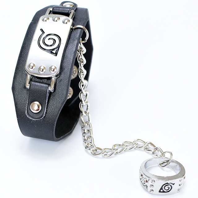 Bransoletki i pierścionki Anime Uzumaki Logo - Cosplay, biżuteria, dodatki+odezw. 22 cm - tanie ubrania i akcesoria