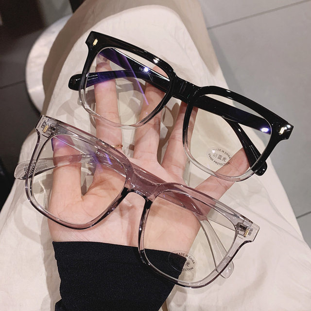 Kobiety Soczewkowe Okulary Optyczne Retro Nitowa Dekoracja SO & EI Fashion Square - tanie ubrania i akcesoria