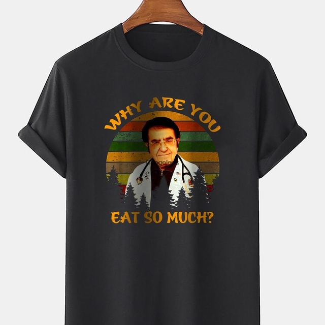 Koszulka męska Vintage Dr Now Younan Nowzaradan - dlaczego jesz tyle? - tanie ubrania i akcesoria
