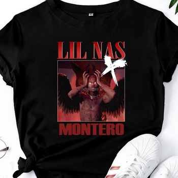 Oficjalna koszulka Lil Nas X Fan Club Zadzwoń do mnie po imieniu 2021 – prezent dla fanów