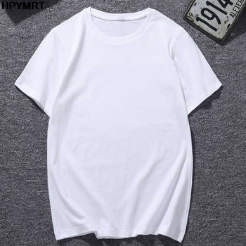 Męska koszulka letnia T-shirt 2020, krótki rękaw, biały, O-neck, moda, fitness, dla mężczyzn