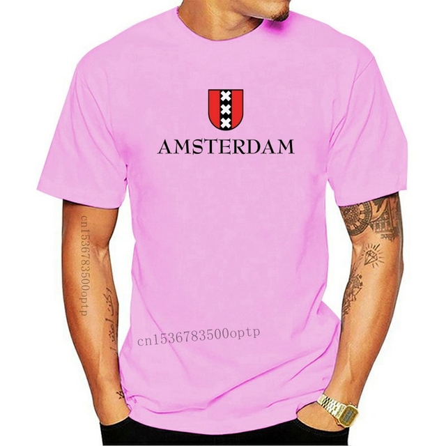 Amsterdam Koszulka Męska Stylu Lato 2021 - tanie ubrania i akcesoria