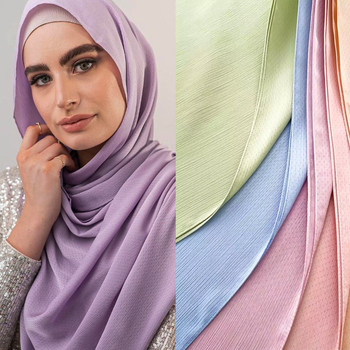 Wysokiej jakości jedwabne szale-Islamska odzież-Hijabs satyna-marzecznik-satynowe kropki 2022 modny design