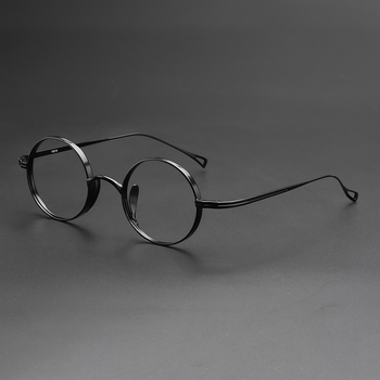 Okulary recepta retro krótkowzroczność tytan mężczyźni i kobiety oczu
