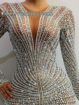 Luksusowa sukienka wieczorowa NudeWoman V-neck 2021 Plus rozmiar, idealna na formalne przyjęcia
