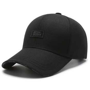 Mężczyźni czapka baseballowa Boutique Luxury Casual Black Snapback