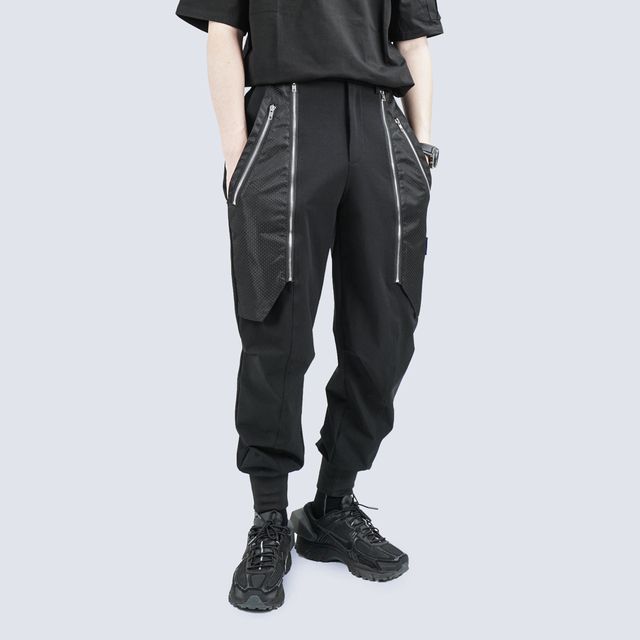 Ninjawear techninja - spodnie bojówki Silenstorm z wieloma kieszeniami z przodu, wykonane z materiału o strukturze plastra miodu - tanie ubrania i akcesoria