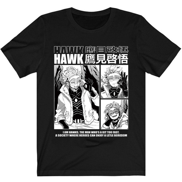 Koszulka męska Anime My Hero Academia Shoto Hawk - Boku No Hero Academia T-Shirt - tanie ubrania i akcesoria