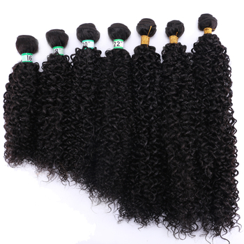 Kurly Afro 14-30 cali : Warkocze w kolorze czarno-brązowym i złotym dla czarnoskórych kobiet