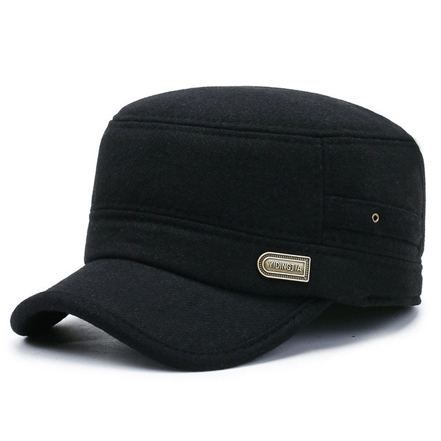 Regulowana czapka baseballowa z daszkiem, klasyczny styl wojskowy, cieniowanie - tanie ubrania i akcesoria