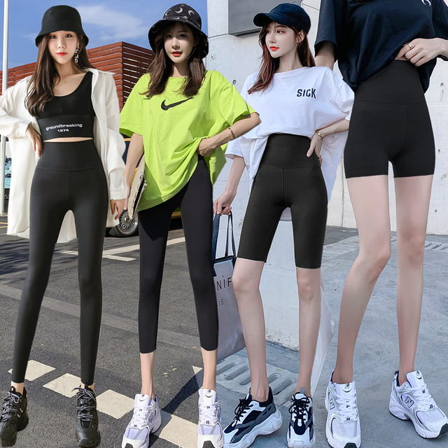Legginsy do fitnessu wysokiej talii 2021 - modelujący push-up i cienki design dla kobiet - tanie ubrania i akcesoria