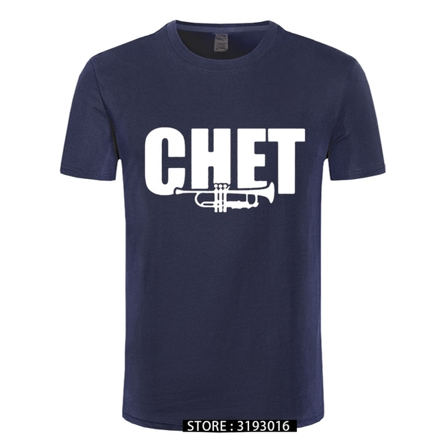 Męska koszulka z krótkim rękawem Chet Baker Jazz – stylowe topy w stylu Hipster Gothic Hip Hop w japońskim stylu 3D - tanie ubrania i akcesoria