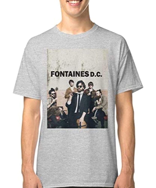Punktify Enam Fontaines D.C. Tour 2019 czarna koszulka męska/kobieca z personalizacją - tanie ubrania i akcesoria