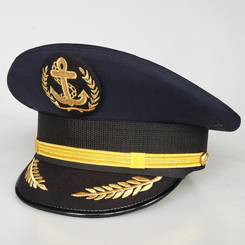 Czapka wojskowa US Navy Cap Marines, męska, kadetów Marines Militar, armii - Gorra Militar, kapitanowie (kolorowy)