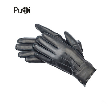 Męskie rękawiczki z prawdziwej skóry, nowy styl rosyjski, zimowe, ciepłe, krowia skóra z futerkiem
