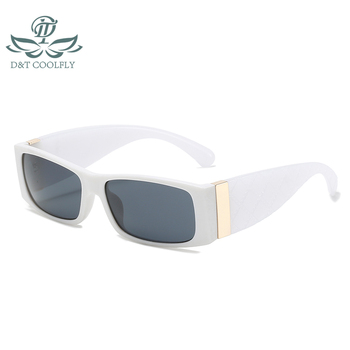 Przeciwsłoneczne okulary marki rombowy wzór 2021 nowej mody - prostokąt, unisex, szkło PC, dostępne w wielu kolorach, ochrona UV400