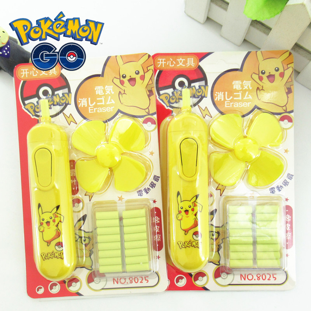 Pokemon Pikachu gumka elektryczna ołówkowa ugniatana do mazania - dziecięcy materiał biurowy baseballowy - tanie ubrania i akcesoria