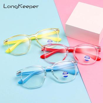 Okulary ochronne dla dzieci, blokujące niebieskie światło, elastyczne i lekkie