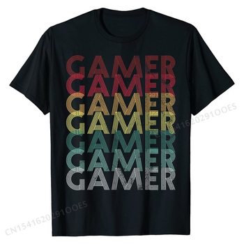 Retro Koszulka Gamer z lat 70. dla mężczyzn - śmieszny prezent gamingowy