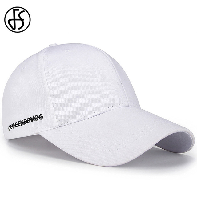 Czapka baseballowa FS 2021 letnia marki - biało-czarna, prosta konstrukcja, szczytowy model, unisex Streetwear Snapback w stylu Hip-Hop - tanie ubrania i akcesoria