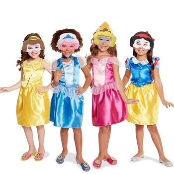 Kostium księżniczki dla dziewczynek 3-8 lat z górą i spódnicą