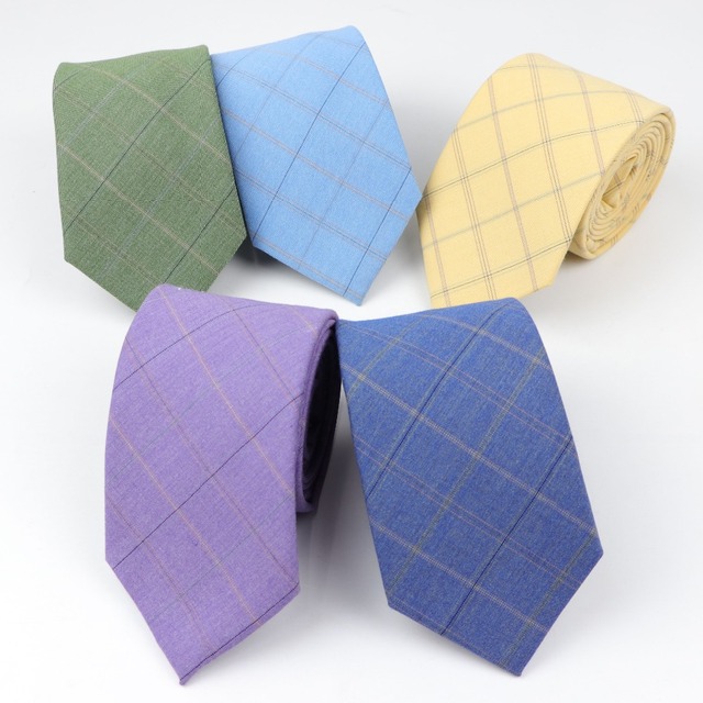 Męski garnitur w paski z miękkiej sztucznej tkaniny - 7cm szerokość krawata - tanie ubrania i akcesoria