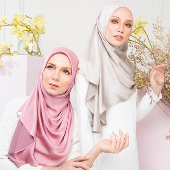 Muslimska Apaszka Hijabs - Luksusowa Jednokolorowa Chusta na Głowę Fular Szaliki Jedwabne Medina Hijab Premium Z Wysokiej Jakości Cienkiego Materiału Chiffon W Stylu Turbanu 180x75cm