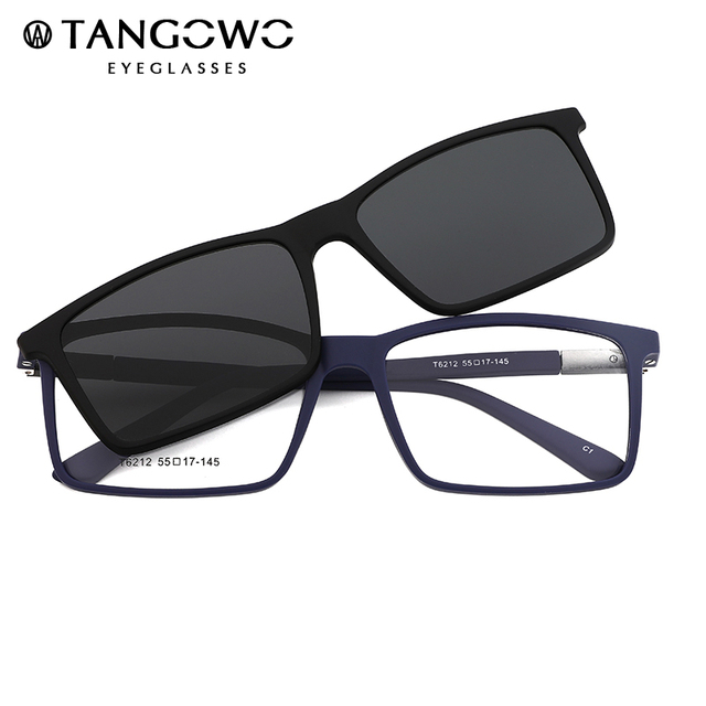 Designer Vintage okulary optyczne TANGOWO clip-on na ramie, mężczyźni i kobiety, krótkowzroczność, recepta, wielofunkcyjne - tanie ubrania i akcesoria