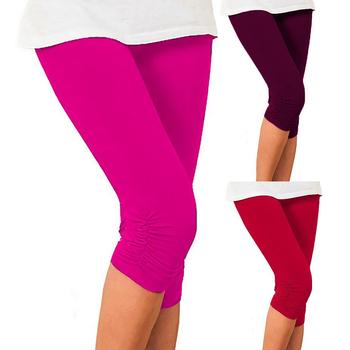 Wysokie legginsy sportowe w modnych, cukierkowych kolorach z elastyczną, wysoką talią oraz szybkoschnącym materiałem