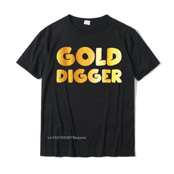 Koszulka męska Gold Digger geolog geek Street Top koszulka koszula śmieszna