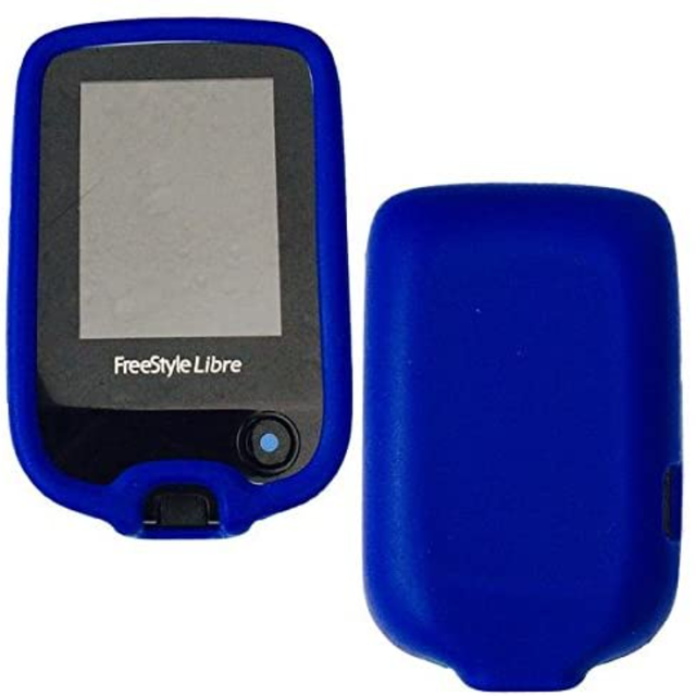 Freestyle Libre i Libre II - Premium silikonowe etui miękkie do ochrony w kolorze Aqua dla ciągłego monitorowania poziomu glukozy - tanie ubrania i akcesoria