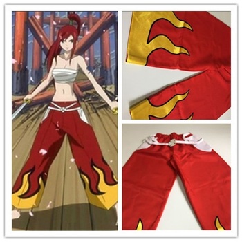 Kostium Erzy z Fairy Tail dla dorosłych - cosplay bohaterki Erzy Scarlet z zwierzęcymi detalami - anime Halloween dla kobiet