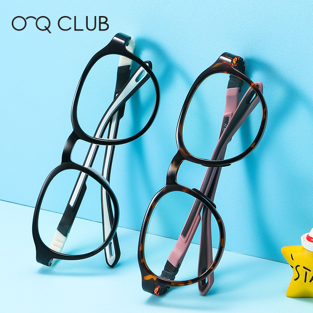 O-Q CLUB Okulary korekcyjne dla dzieci z filtrem niebieskiego światła TR-ZC811 - tanie ubrania i akcesoria