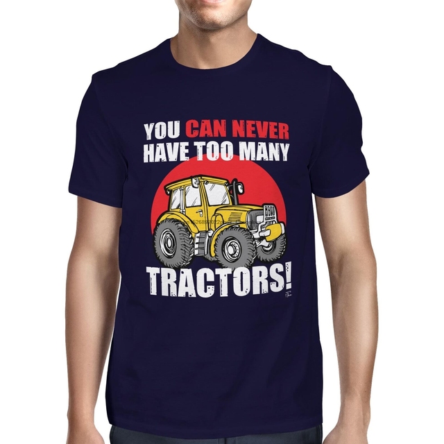 Mężczyźni nigdy nie mają zbyt wielu koszulek z motywem ciągników rolniczych 1Tee - tanie ubrania i akcesoria
