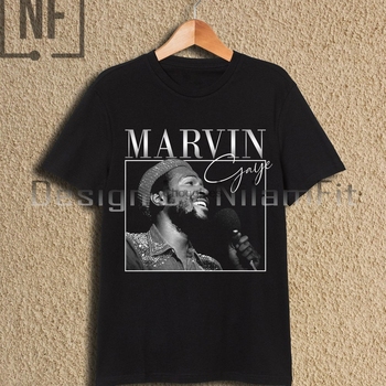 Koszulka Marvin Gaye Vintage Retro - Unisex, casual, rozmiar 28 RO