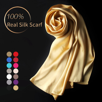 Luksusowy szalik jedwabny dla kobiet - 100% naturalny jedwab, model 2021, wyprodukowany w Hangzhou