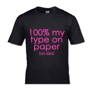 Koszulka męska 100% bawełniana 'Miłość Wyspa' - Mój typ! #Muggy, Zgubiony Kember