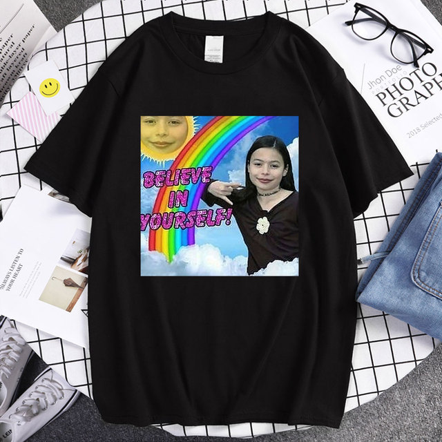 Koszulka męska Miranda Cosgrove T-Shirt z motywem kanciastych nastolatków, inspirowana Rexem Orange County i twórcami memów - tanie ubrania i akcesoria