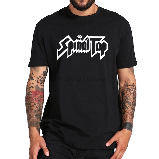 Koszulka Spinal Tap Heavy Metal - azjatycki rozmiar, krótki rękaw, miękka bawełna, vintage styl - tanie ubrania i akcesoria