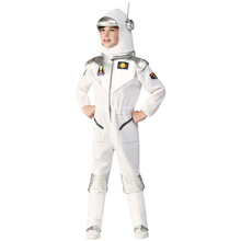 Deluxe kosmiczny kostium astronauta dla chłopców - biały, idealny na Halloween i imprezy tematyczne
