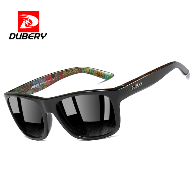 Nowe popularne spolaryzowane okulary męskie DUBERY 2021 ochrona UV - ultralekkie, kwadratowe okulary sportowe - tanie ubrania i akcesoria