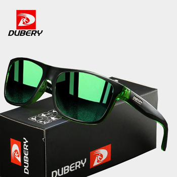 Nowe popularne spolaryzowane okulary męskie DUBERY 2021 ochrona UV - ultralekkie, kwadratowe okulary sportowe