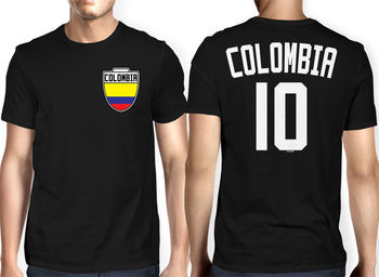 Koszulka męska T lato 2019 moda Columbia Soccer Crest Countryprint