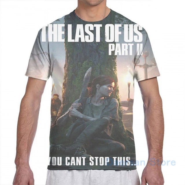 Koszulka męska The Last of Us Part 2 Ellie You Can't Stop This z nadrukiem dla wszystkich płci - tanie ubrania i akcesoria