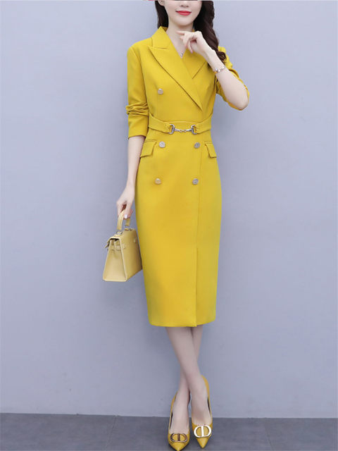 Biurowe suknie damskie Plus Size 2021 - eleganckie, nowoczesne i pasujące do każdej sylwetki - tanie ubrania i akcesoria
