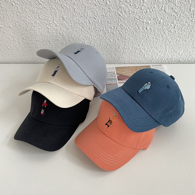 Damska czapka baseballowa w koreańskim stylu na lato - dzika moda - tanie ubrania i akcesoria