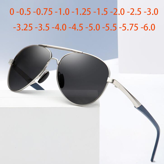 Gogle okulary przeciwsłoneczne dla mężczyzn i kobiet, spolaryzowane, jazda, krótkowzroczne, korekcyjne, SPH 0 do -6.0 - tanie ubrania i akcesoria